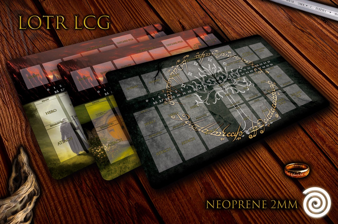 Playmat Lord of the Rings LCG LOTR LCG New Edition 65 X 45 Cm Etsy