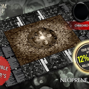 Kingdom Death: Monster mat KDM (Gambler's Chest compatible)