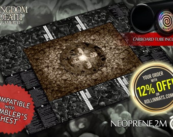 Kingdom Death : Monster mat KDM (compatible Gambler's Chest )