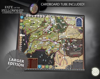Herr der Ringe: Das Schicksal der Gefährten (Spielmatte in Riesengröße)