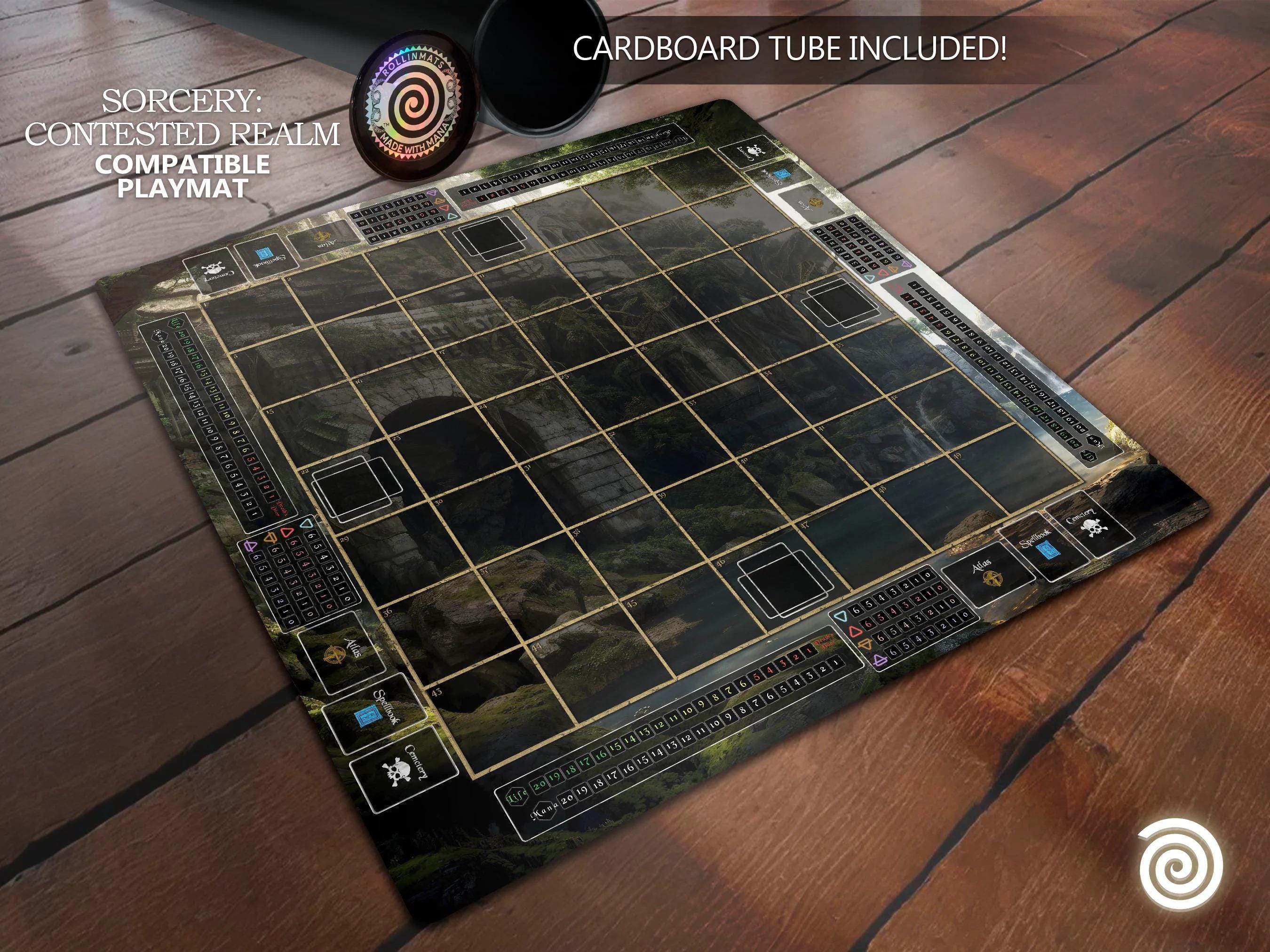 Sorcery TCG プレイマット　2人対応 Pillar of Zeiros Sorcery TCG】 Battlefield Playmat(二人用) | ハッピー商店