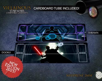 Villainous Star Wars compatible Playmats