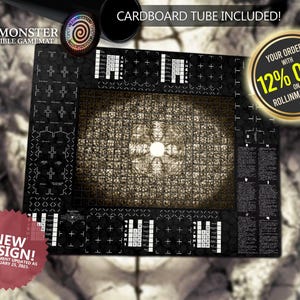Kingdom Death: Monster mat KDM (Gambler&#39;s Chest compatible)
