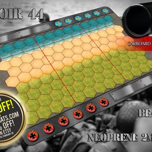 Memoir 44 Gamemat  ( 75x 55 cm) 13 x 9 hex Core