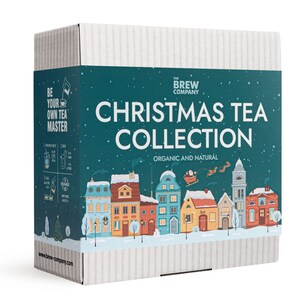 Premium Christmas Tea Gift Set | Personalized Xmas Loose Leaf Tea Collection Gift Box for the Special Tea Lover in Your Life