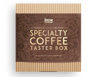 Personalized Specialty Coffeebrewer Taster Box | Creative Coffee Lover Gift Box for Special Occasion