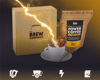 POWER coffee for energy BOOSTING | STRONG high caffeine coffee gift to caffeine addict friend - Get a workout or performance coffee today!