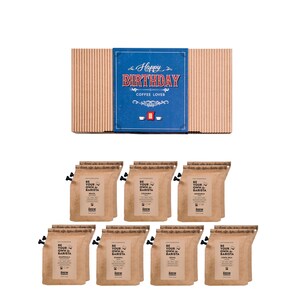 Happy birthday gift box | Happy birthday gifts for girlfriend or boyfriend - 5, 10 Assorted premium single-estate arabica specialty coffees