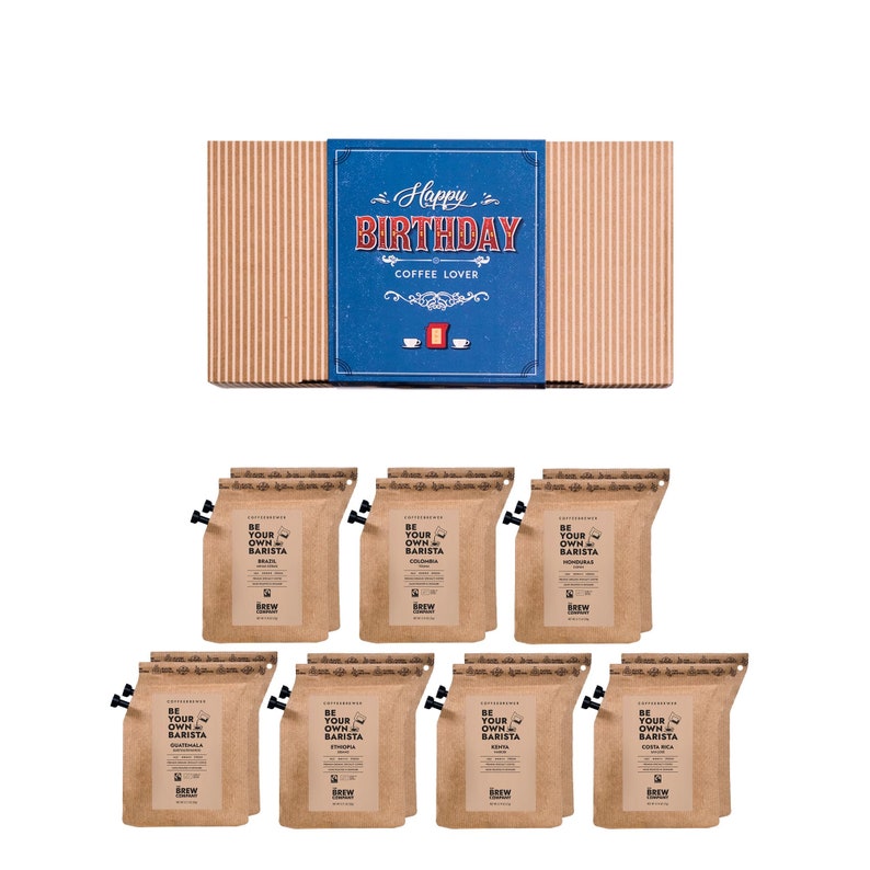 Happy birthday gift box | Happy birthday gifts for girlfriend or boyfriend - 5, 10 Assorted premium single-estate arabica specialty coffees