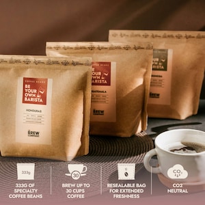 Single-origin ARABICA coffee beans | 333g whole bean coffee gifts for coffee connoisseur