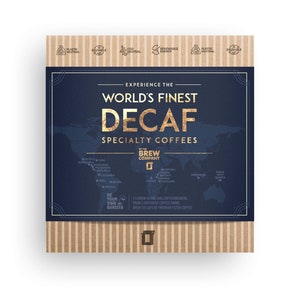 Premium Decaf Coffee Gift Box | Innovative Gift Idea for Decaf Coffee Lovers | Personalised Gift with Organic Specialty Decaf Coffees