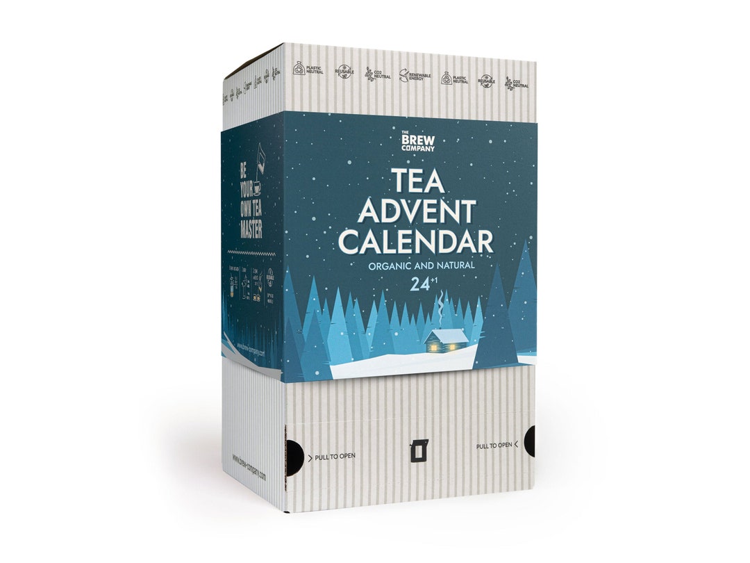 Xmas Tea Advent Calendar Unique Christmas Gift Idea 25