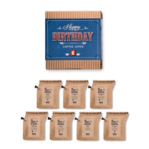 Happy birthday gift box | Happy birthday gifts for girlfriend or boyfriend - 5, 10 Assorted premium single-estate arabica specialty coffees