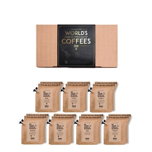 Personalized Specialty Coffee Gift Box | Worlds Finest Assorted Premium Single-Estate Specialty Arabica Coffees for Coffee Lovers