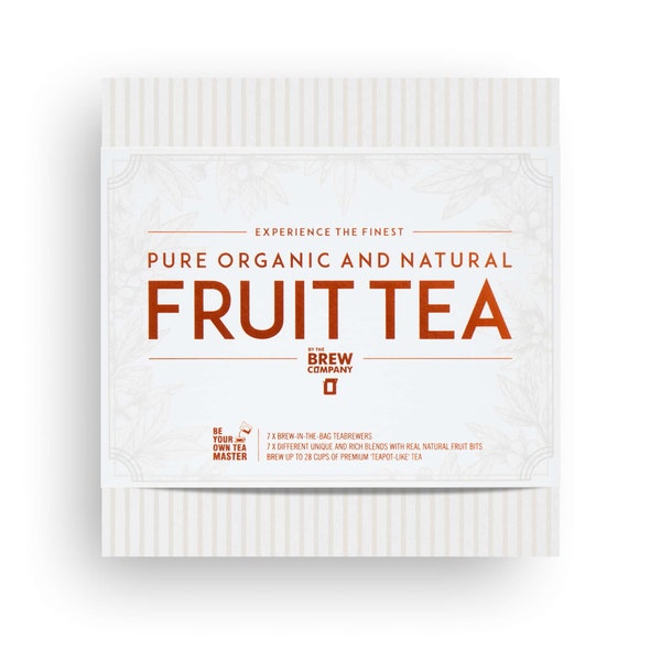 Luxe theegeschenken met premium natuurlijke fruit-losse thee erin | Stuur een speciale theegeschenkdoos, uniek ontworpen voor theeliefhebbers