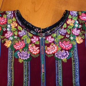 Guatemalan Weaving Patzan Huipil Weaving Indigenous Textile Blouse
