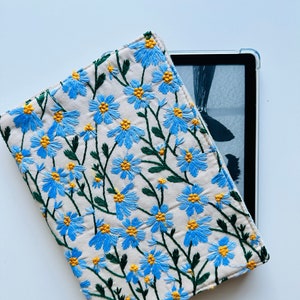 Housse pour Kindle, étui en tissu Paperwhite pour Kindle, housse rembourrée pour Kindle, housse Kindle Oasis, cadeau pour les amoureux des livres, accessoires de livres, étui pour liseuse