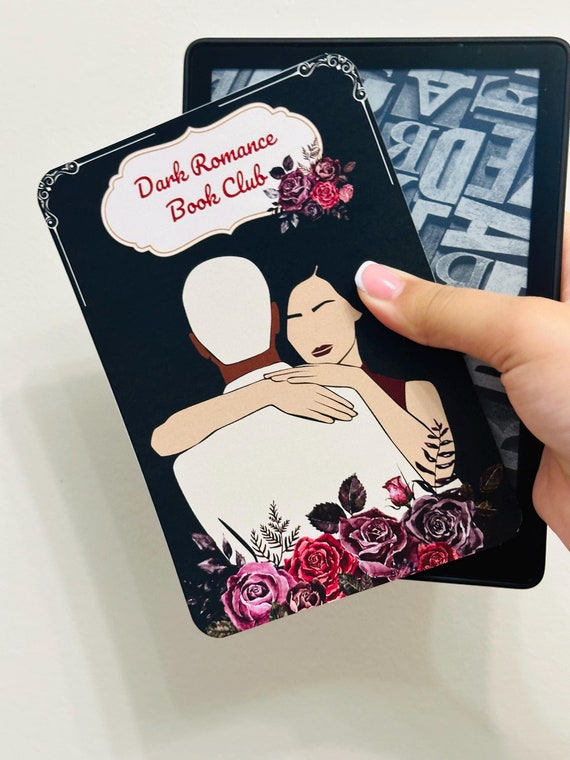 The Romance Reader Kindle Insert for Clear Case, Kindle Accessories, Bookish Access, Kindle Skin, Bookish gift, Cardstock Kindle Insert