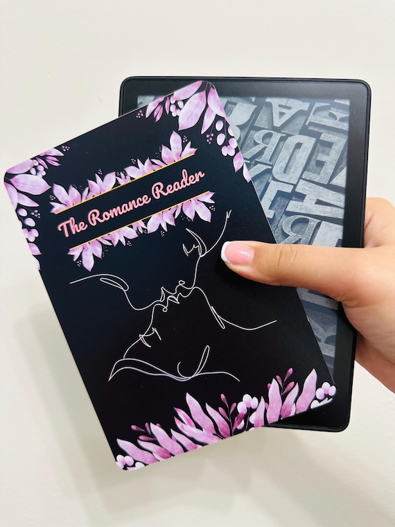 The Romance Reader Kindle Insert for Clear Case, Kindle Accessories, Bookish Access, Kindle Skin, Bookish gift, Cardstock Kindle Insert