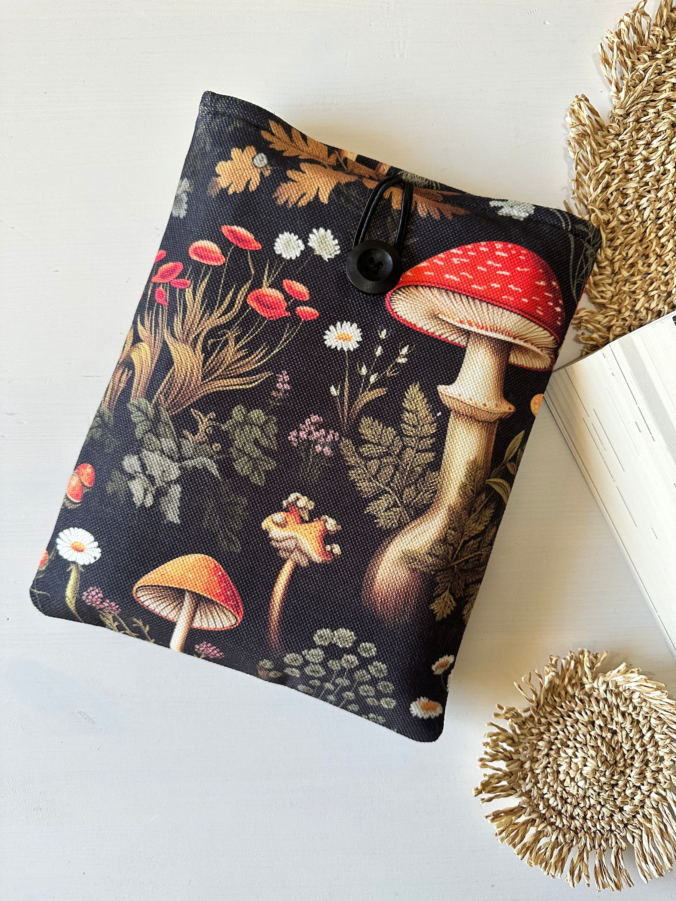 Aazon.co: 6 Pcs Book Pouch Protector Book Cover With Zipper For