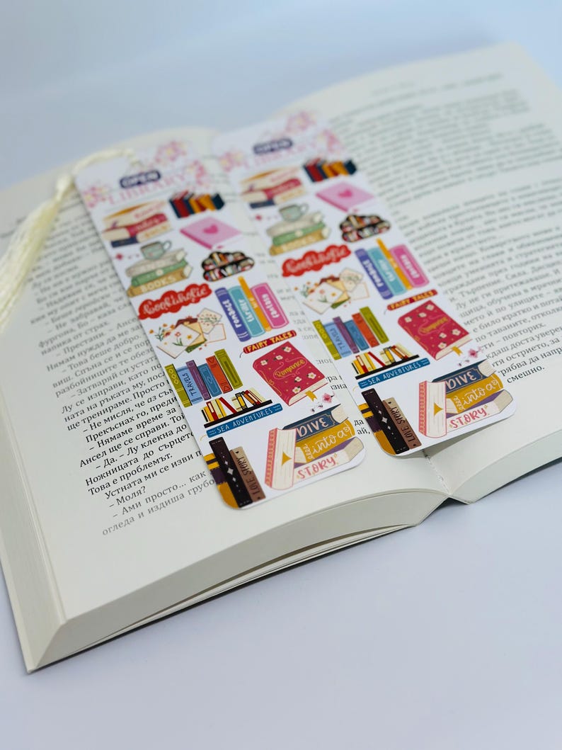Library Bookmark, Book Lovers Club Bookmark, Book Accessories, Book