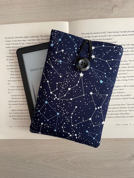 Constellation Kindle Sleeve, Galaxy Kindle Paperwhite Cover, Celestial Kindle Oasis Bag, Padded Kindle Pouch, Galaxy Stars Kindle Case