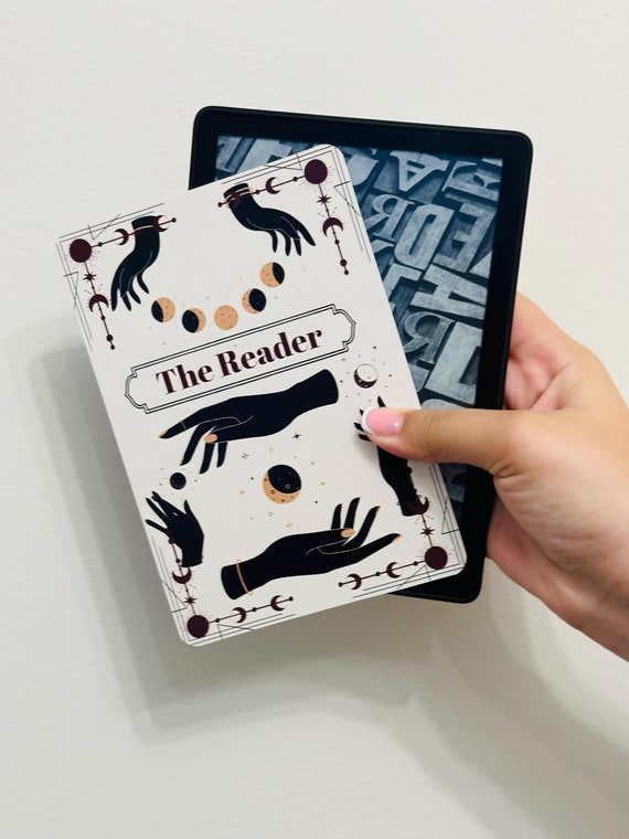 The Reader Club Kindle Insert for Clear Case, Kindle Accessories, Bookish Access, Kindle Skin, Book gift, Celestial Cardstock Kindle Insert