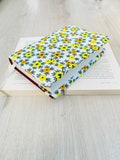 Embroidery Flower Adjustable Book Cover – Custom Handmade Padded Fabric Protector for Books & E-Readers product logo