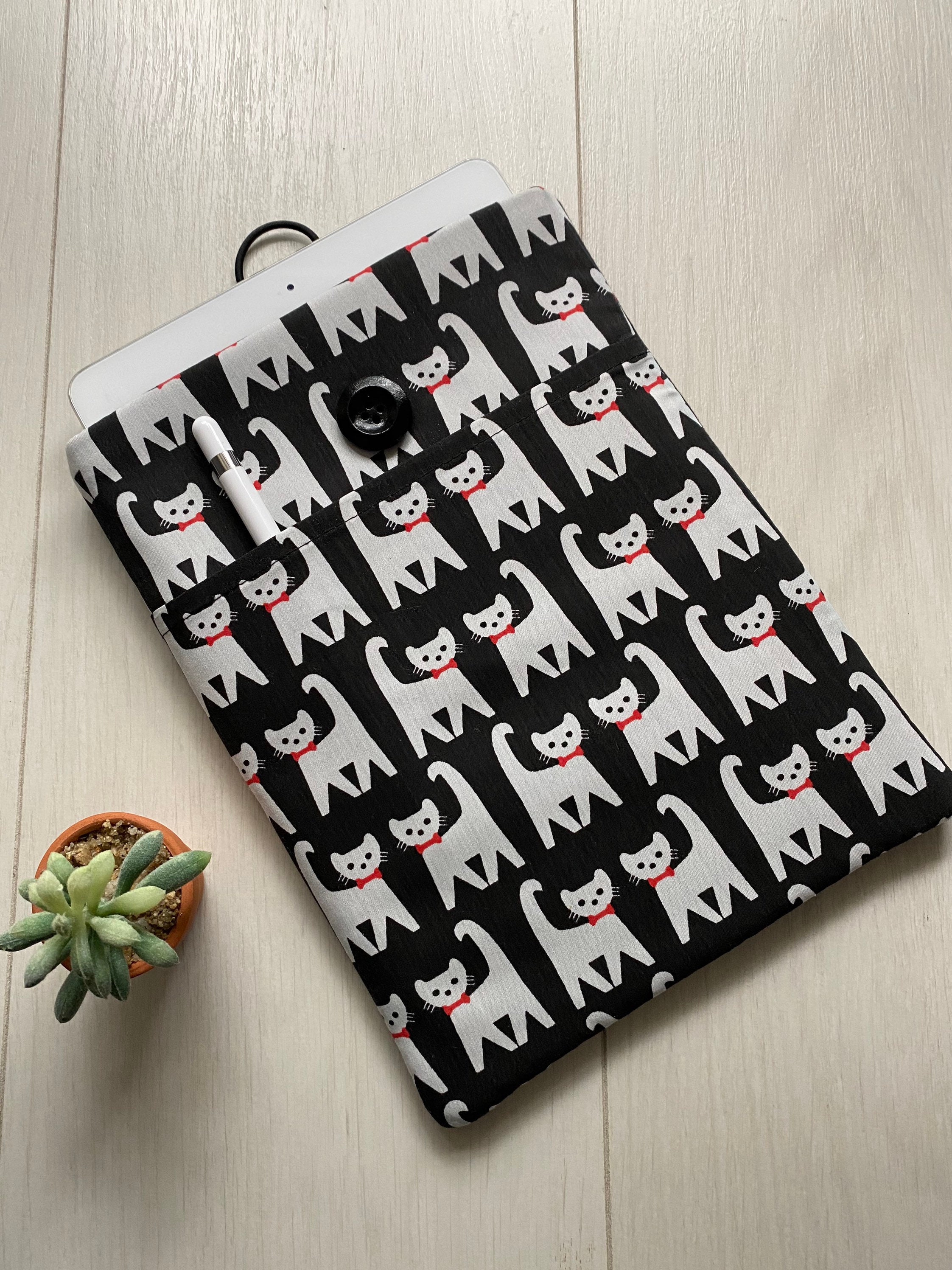 Sweet Cats IPad case. Ipad sleeve. Ipad organiser. Tablet bag. Etsy