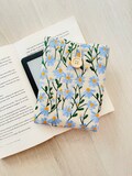 Embroidery Daisies Kindle Sleeve – Handmade Padded E-Reader Cover – Floral Fabric Protector – Gift for Book Lovers & Readers product logo