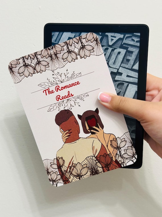 The Romance Reader Kindle Insert for Clear Case, Kindle Accessories, Bookish Access, Kindle Skin, Bookish gift, Cardstock Kindle Insert