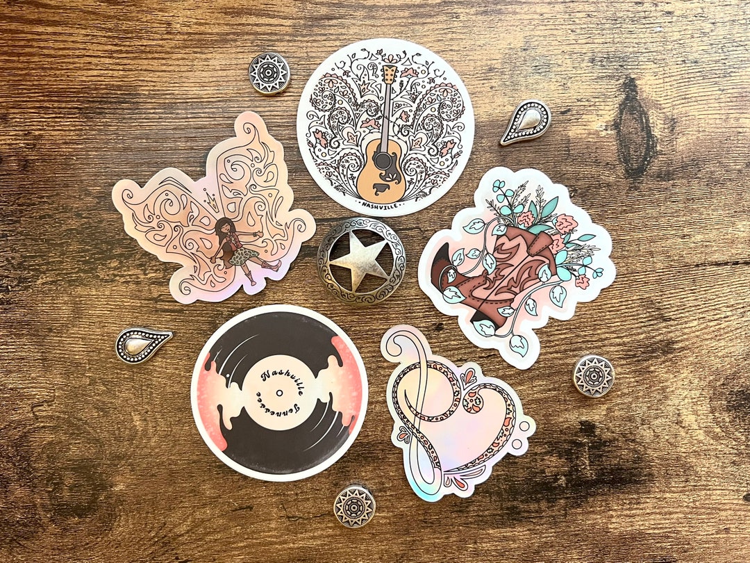 Nashville Sticker Pack Etsy