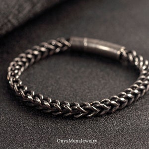 Minimalist Men's Bracelet Stainless Steel • Simple Bracelet for Him • Men's Sleek Bracelet • Masculine Bracelets for Him （M7031）