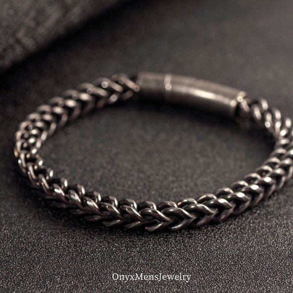 Minimalist Men's Bracelet Stainless Steel • Simple Bracelet for Him • Men's Sleek Bracelet • Masculine Bracelets for Him • Stylish Bracelet