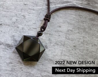 Black Obsidian Necklace - Etsy