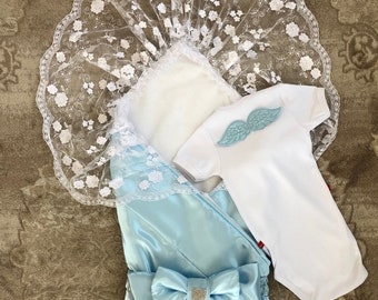 angel wings swaddle