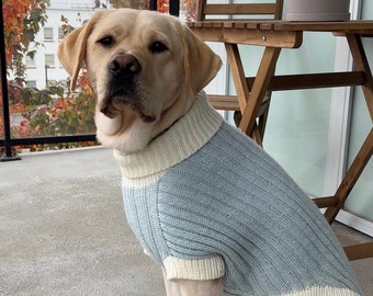 Tio Sweater — Knitting Pattern for Large Dog Sweater