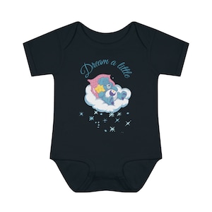 Dream a Little&quot; Unisex Onesie, baby or toddler one piece, Care Bears, bodysuit