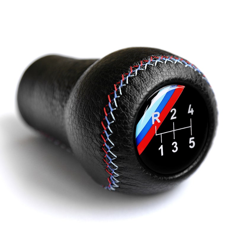 MTECHNIC M Stitched 5 Speed Dogleg Gear Shift Knob for BMW Etsy