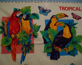 Tropical Island Applique panel