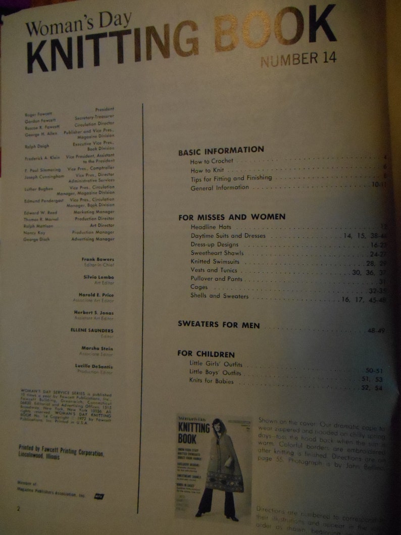 Woman/'s Day Knitting Book