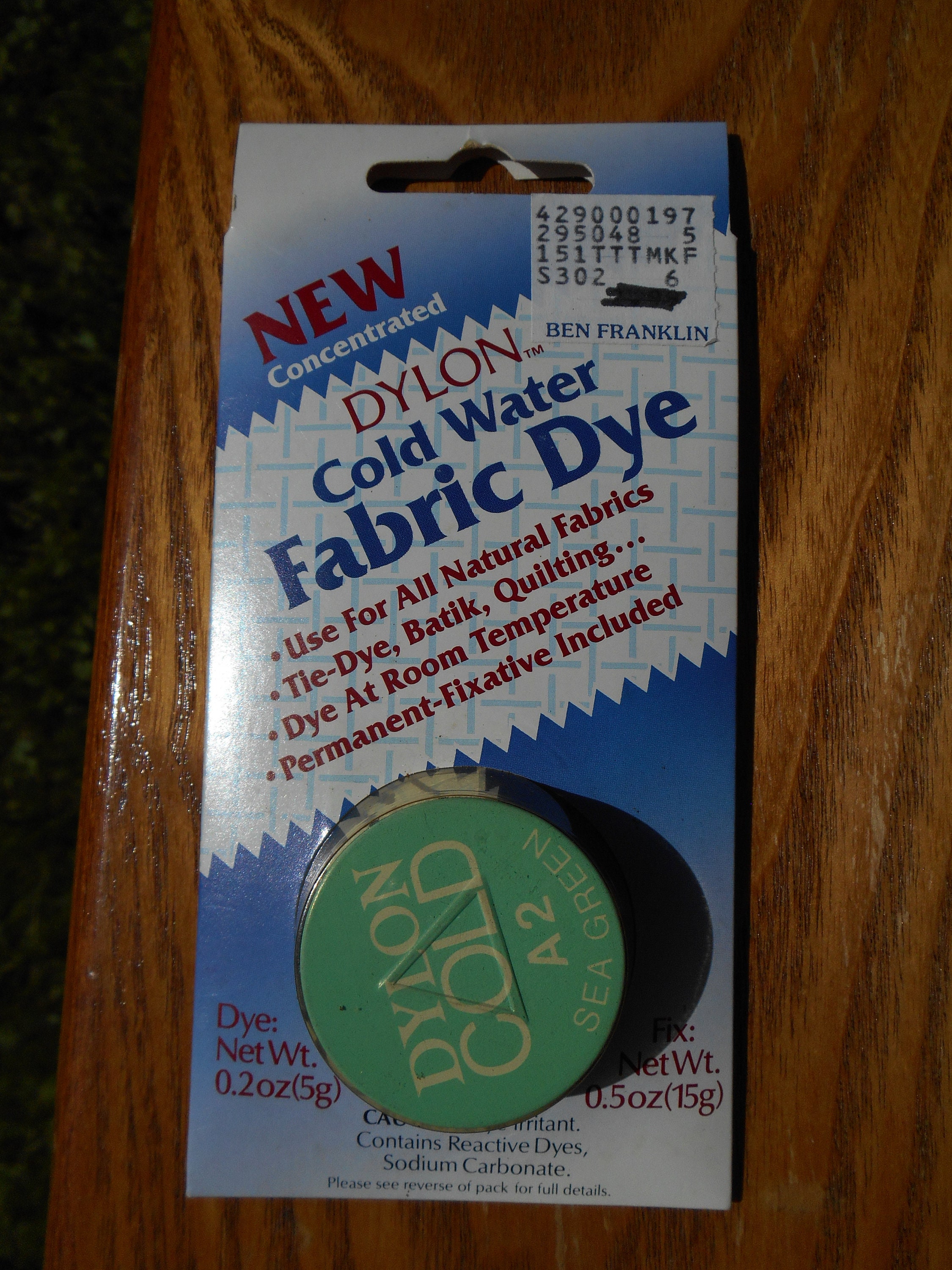 Dylon Permanent Fabric Dye, Velvet Black - 1.75 oz packet