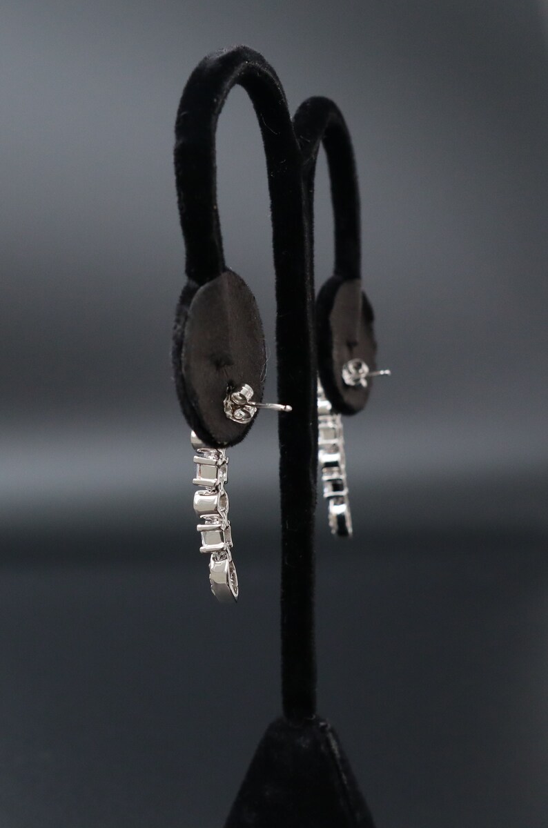 Sterling Silver Three Circle Earrings