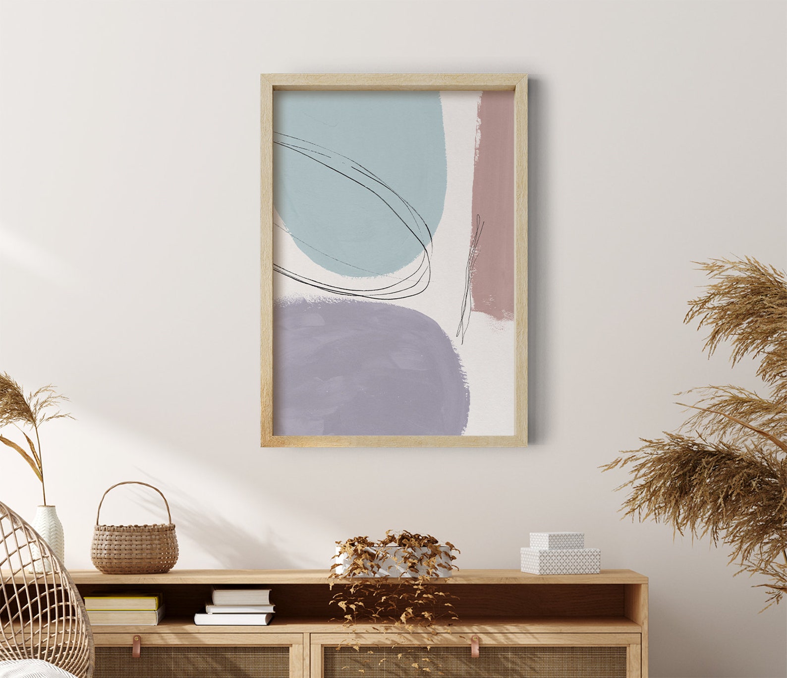 Modern Wall Art Office Wall Decoration Abstract Print Large | Etsy