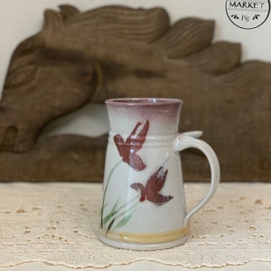 Vintage Salado Pottery tankard / large pottery tankard / unique stein / glazed pottery mug / gift idea /extra large mug/ Texas vintage mug