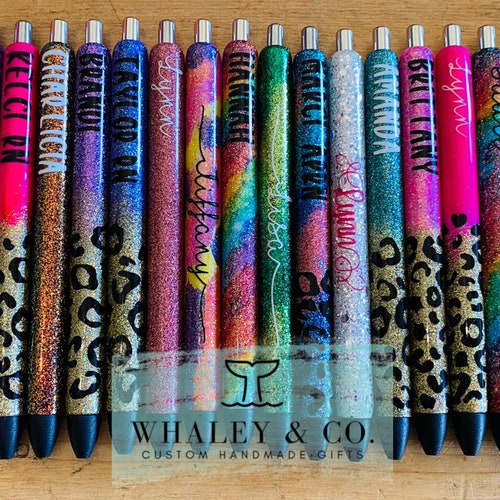 Glitter Gel Pens Refillable Etsy
