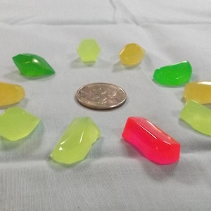 Kryptonite inspirierte Cosplay Prop Shard - Einige Glow in the Dark