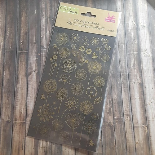 THANK YOU Silver Metallic Foil Dry EZ Rub on Transfers Etsy