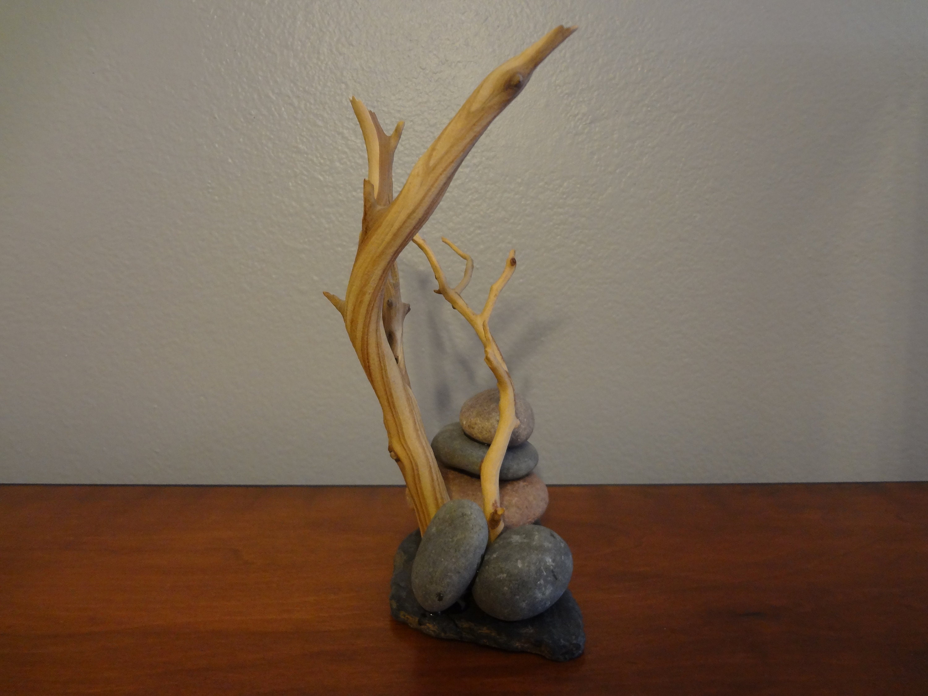 Hand crafted Manzanita Driftwood Mexican Beach Pebble and Etsy