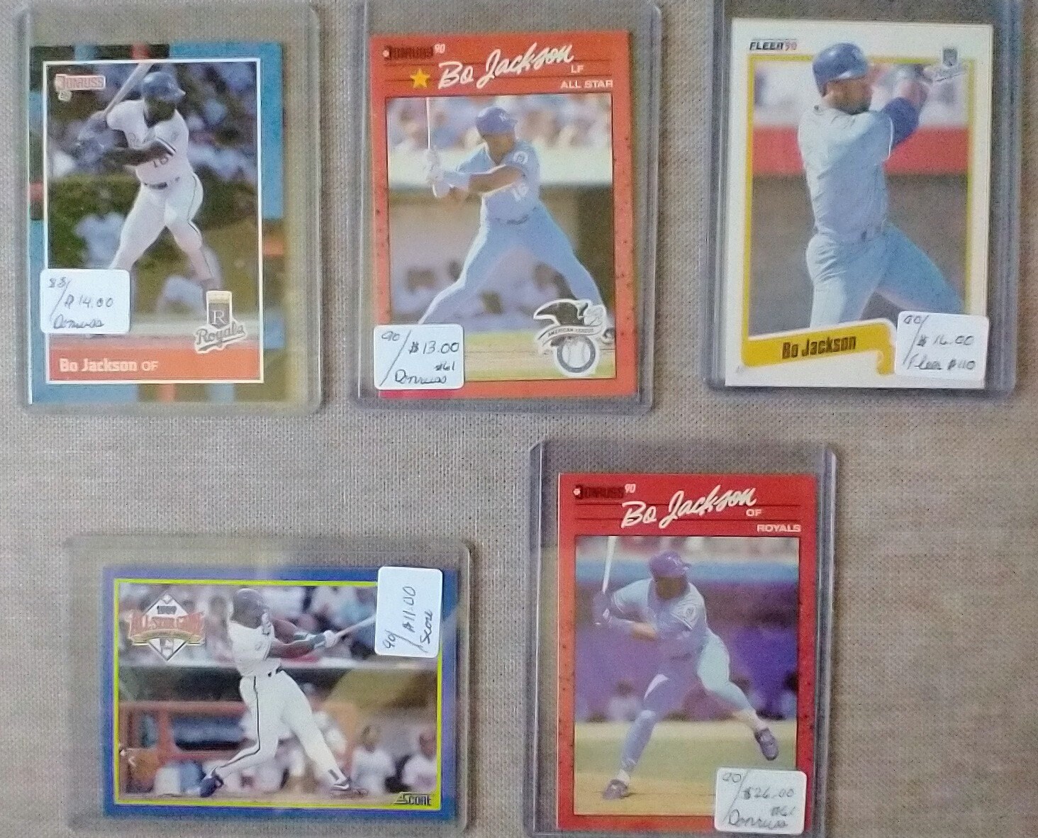 Bo Jackson 1991 Score Baseball Card
